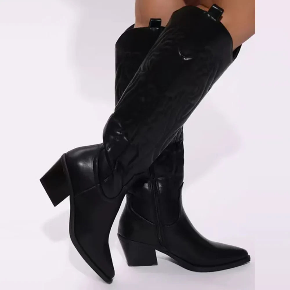 Chic Western Cowgirl Boots