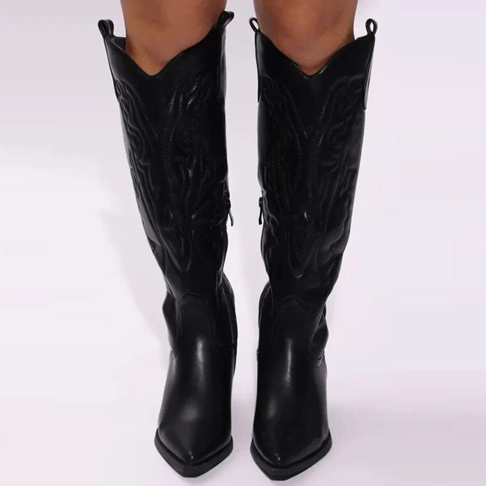 Chic Western Cowgirl Boots