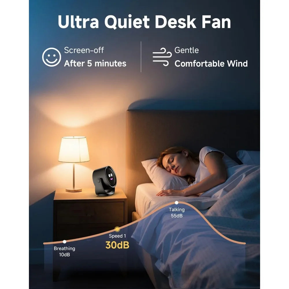 Quiet Breeze Desk Fan