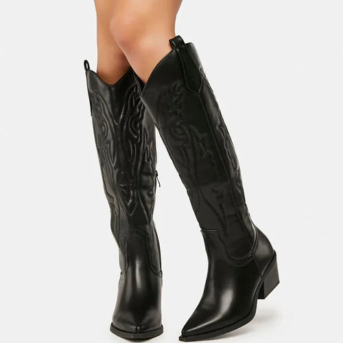 Chic Western Cowgirl Boots