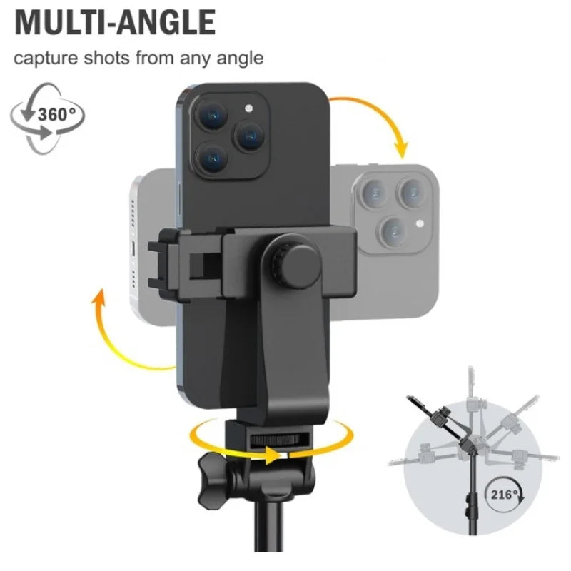 360° Rotating Phone Tripod Stand
