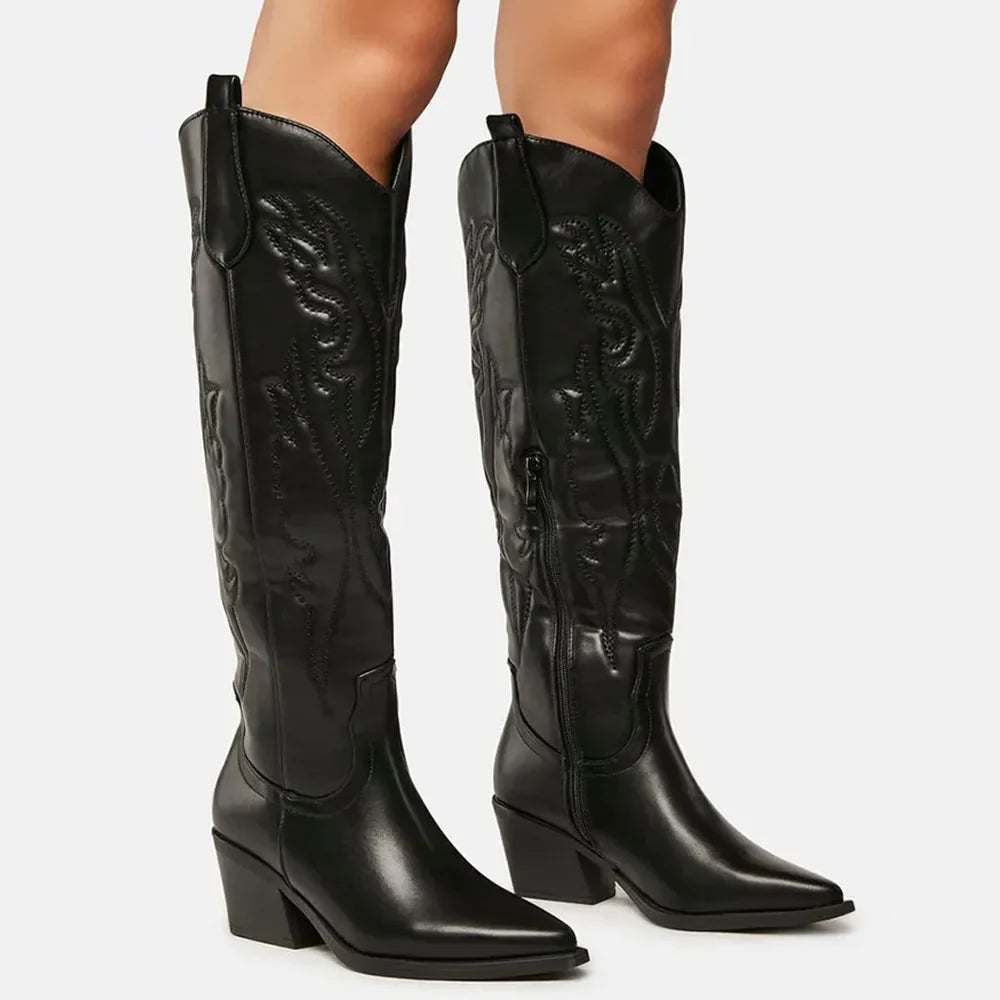 Chic Western Cowgirl Boots